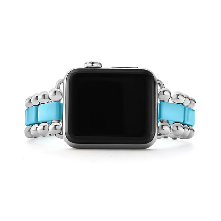 Lagos Smart Caviar Blue Ceramic Watch Bracelet - 12-90009-CT7