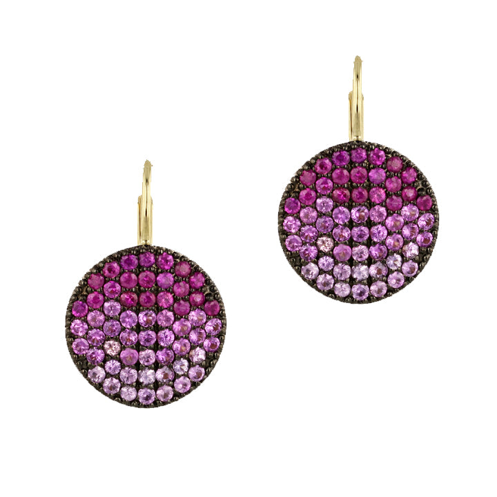 Phillips House 14k Yellow Gold Blush Medium Infinity Leverback Earrings - E2008PSY