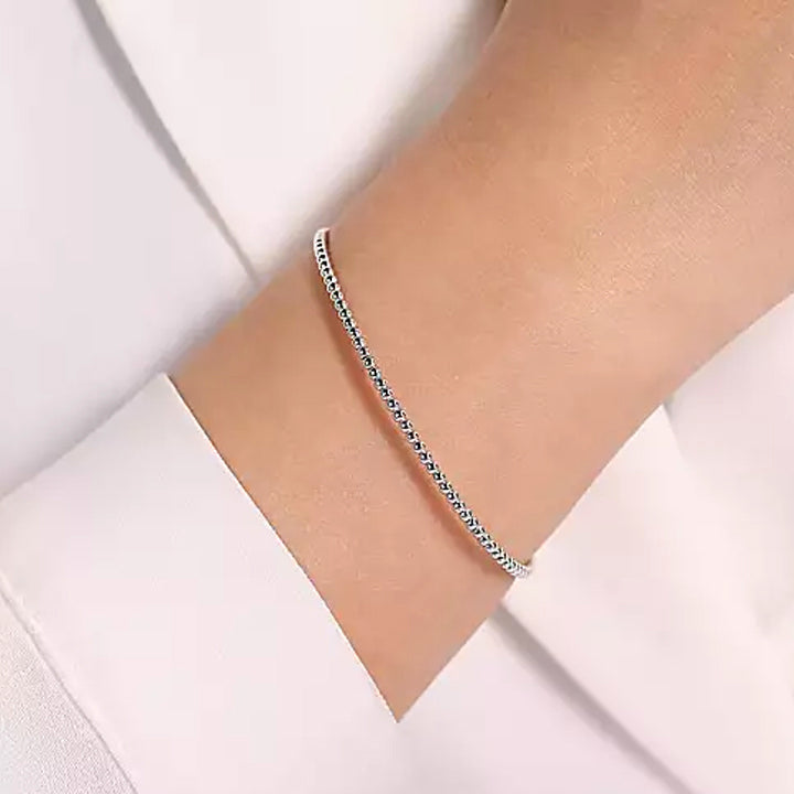 Gabriel & Co 14K White Gold Bujukan Split Bangle Bracelet - BG4107-62W4JJJ