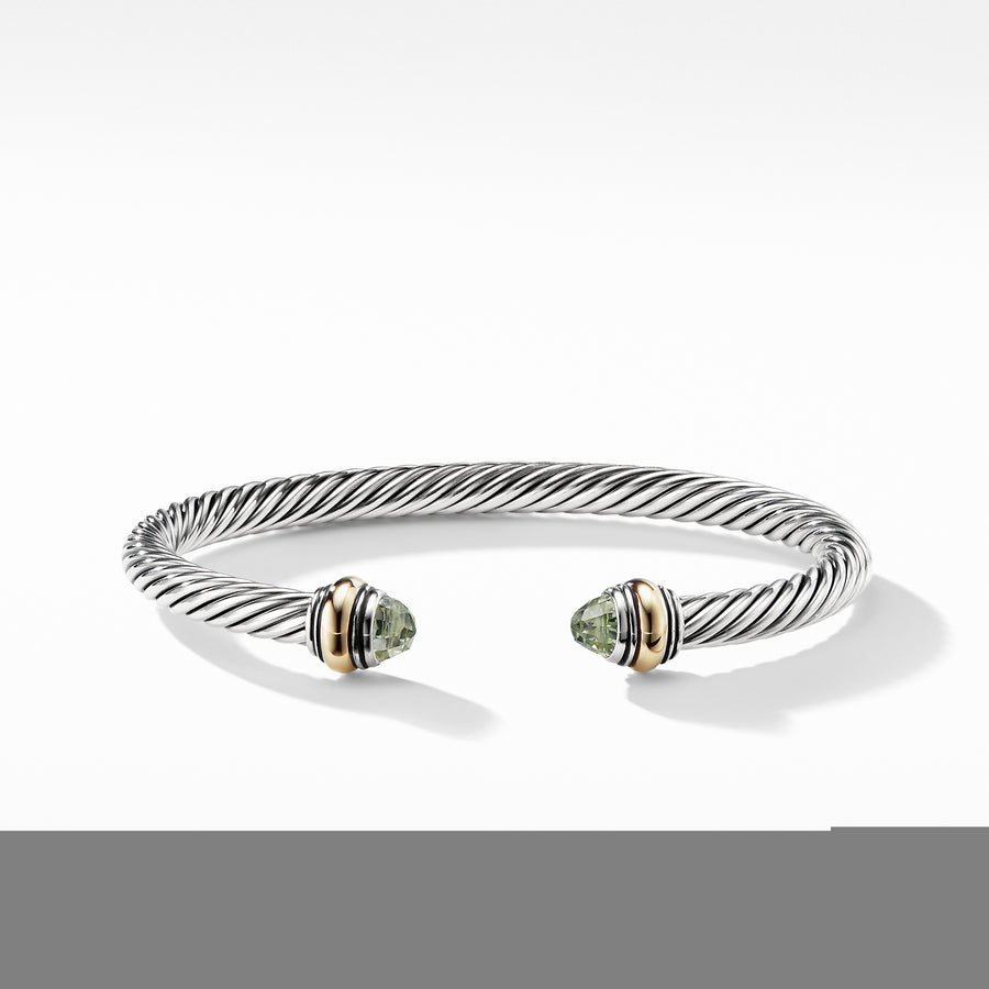 David Yurman Cable Classic Bracelet Prasiolite - B12381S4APL