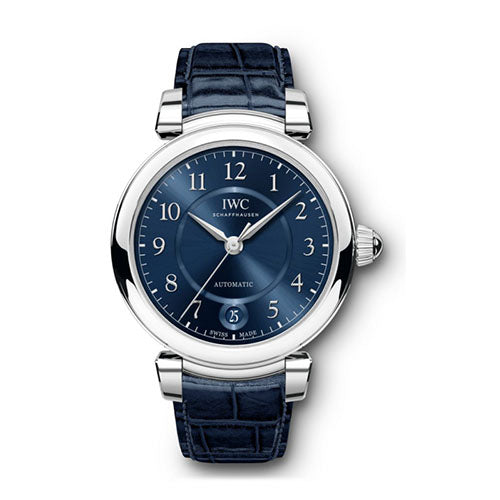 An elegant watch will never fail to convey sophistication and style - and this timepiece from IWC brings you just that. This Ladies watch can definitely be an awe-striking piece once you lay eyes upon it. With a Polished bezel, this beauty represents thorough craftsmanship. The Stainless Steel case that encloses this pieces mechanism is also evidence of the quality that comes from this stylish item. The contrasting Dark blue dial color adds a bold sense of luxury. Also important to note is the S