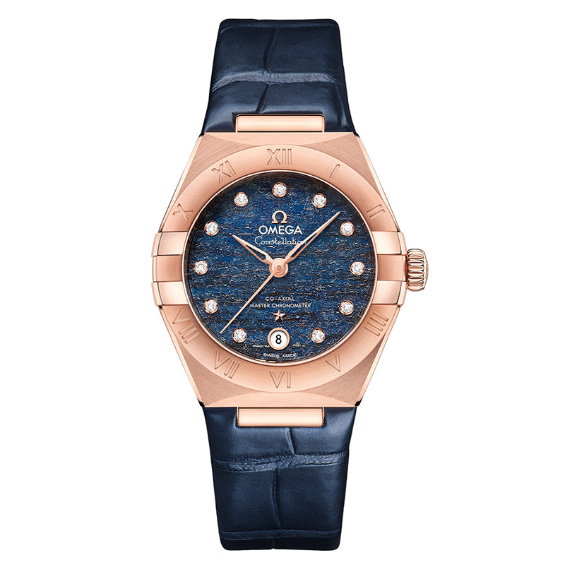 Omega Constellation Co-Axial Master Chronometer 29mm Blue Adventurine- 131.53.29.20.99.001