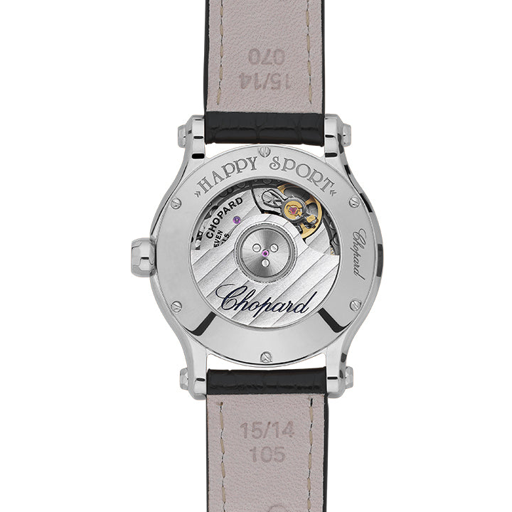 Chopard Stainless Steel Happy Sport 30mm Automatic Ladies Watch - 278573-3011