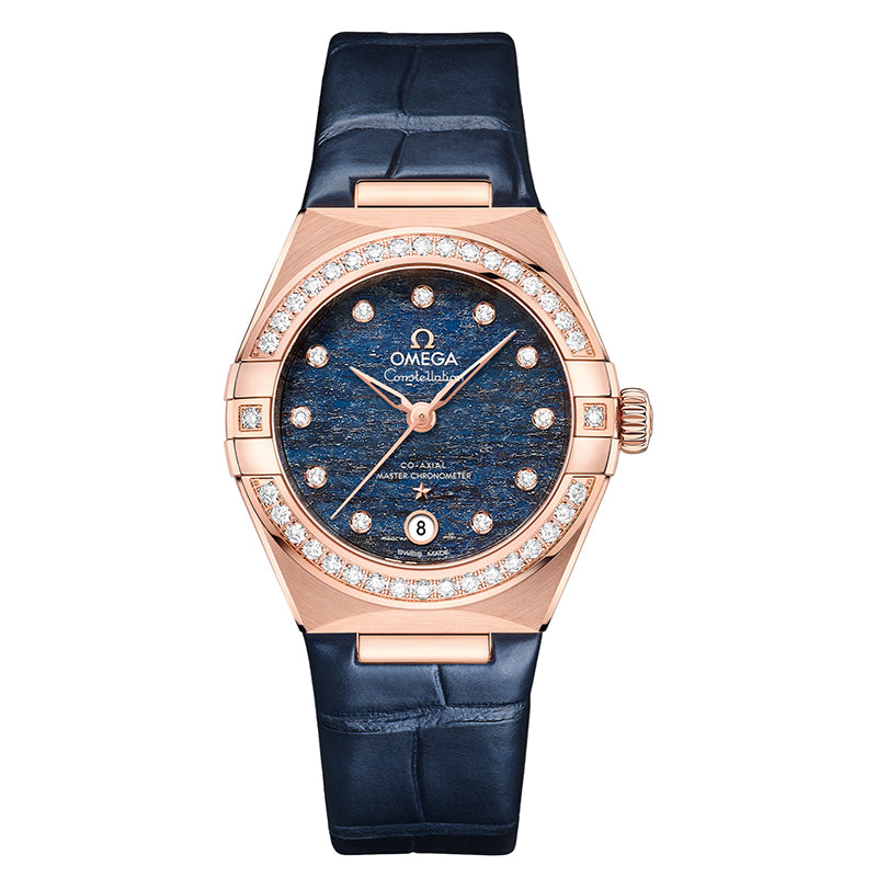 Omega Constellation Co-Axial Master Chronometer 29mm Blue Adventurine- 131.58.29.20.99.006