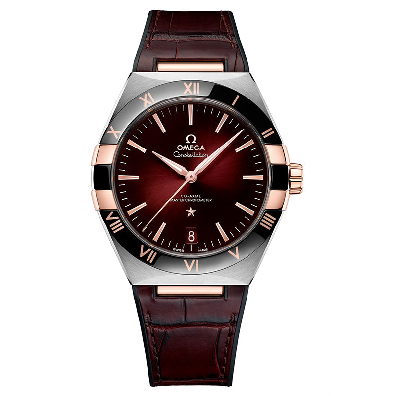 Omega Constellation Co-Axial Master Chronometer 41mm Burgundy- 131.23.41.21.11.001