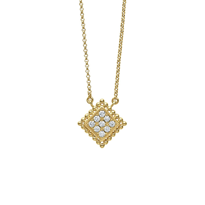 Lagos Covet 18K Gold Diamond Pendant Necklace - 07-10189-DDML