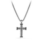 Chevron Cross with Black Diamonds
