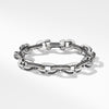 Streamline? Chain Link Bracelet with Black Diamonds
