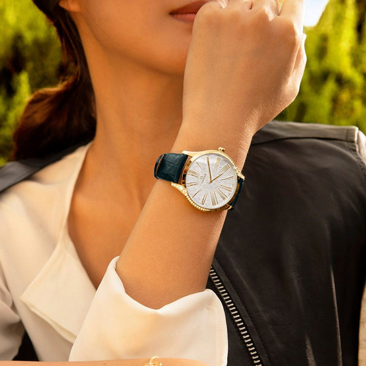 Omega De Ville Tresor Quartz 39mm Moonshine - 428.58.39.60.02.001