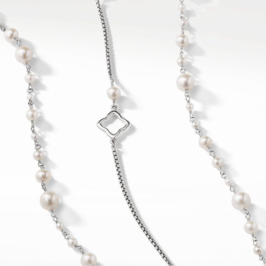 David Yurman Pearl Chain Necklace - N09410SSBPE