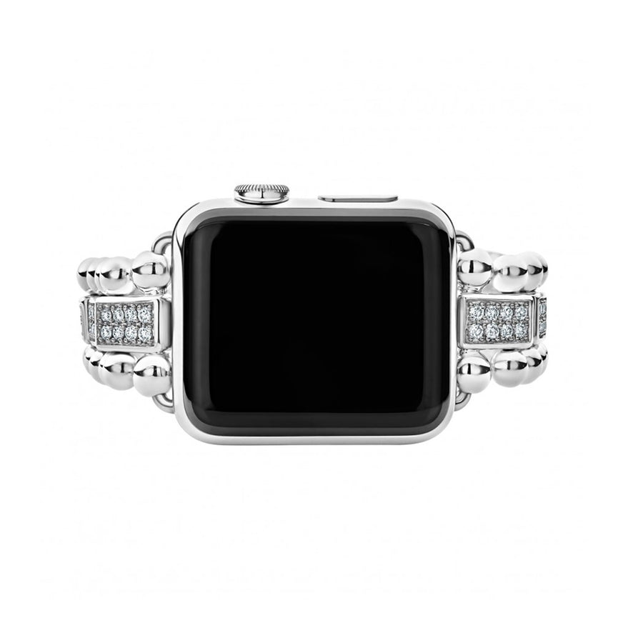 Lagos Smart Caviar Diamond Watch Bracelet- 12-90004-DD7