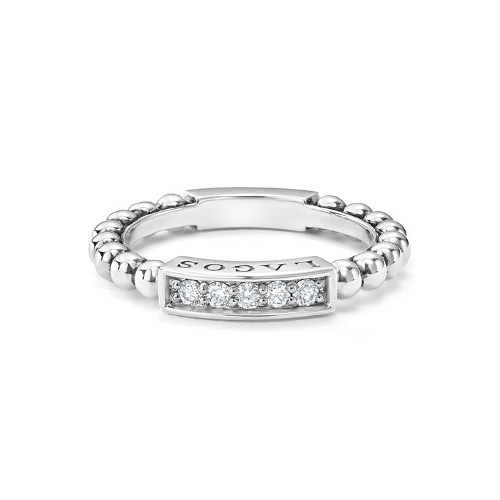 Lagos Caviar Spark Stacking Ring- 02-80615-DD7