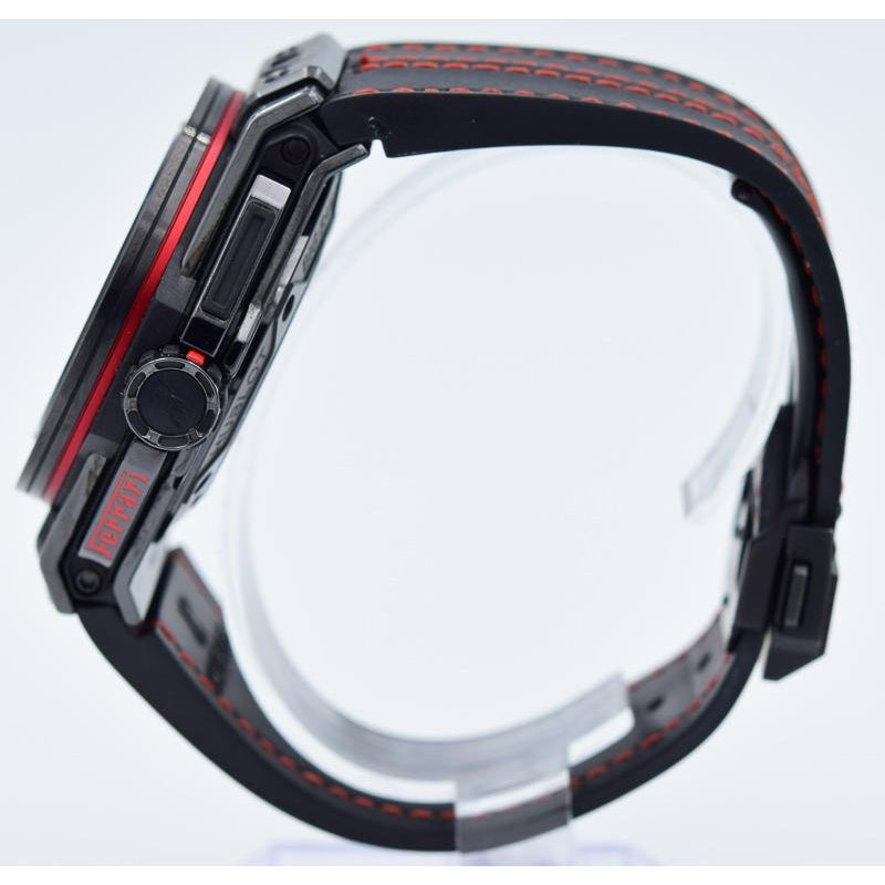 SOLD - Hublot Big Bang Ferrari Unico Black Ceramic - 401.CX.0123.VR - 45mm Lted.