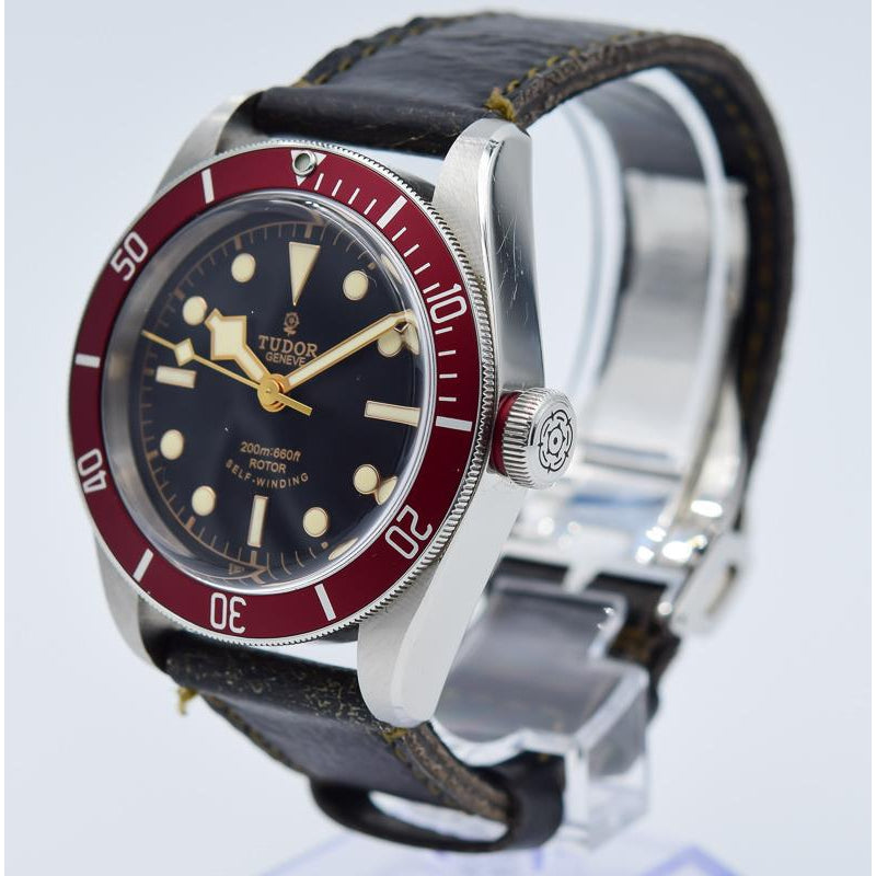 Tudor Heritage Black Bay Red Fabric Strap 4324439