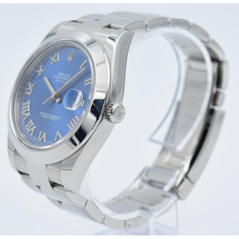 SOLD 10/2019 - Rolex Datejust II - 116300 - Stainless Steel with Blue Roman Dial - 41mm