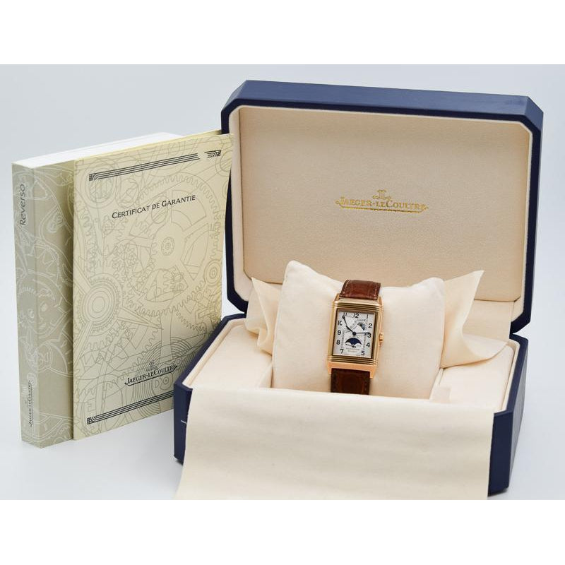 SOLD 02/2020Jaeger-LeCoultre Reverso - 270.2.63 - Sun Moon 18k Rose Gold Case - 26mm x 42mm