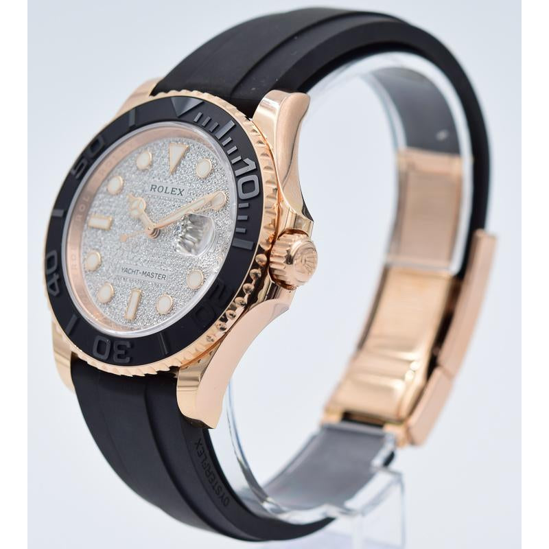 SOLD 12/2019 - Rolex Yacht-Master 40mm 116655 - 18k Rose Gold Case with Diamond Pave Dial