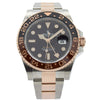 The Rolex GMT-Master II Rootbeer was recently traded in to our store and is in very good condition! This watch will come with the original box and papers. This model comes in two-tone with 18k rose gold and stainless steel. The watch features a 40mm case with date and GMT complications.This piece was sold in December 2019. If you have any further questions, please reach out to us!
