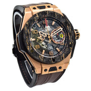 This piece was recently traded in to our store and is in excellent condition! This piece will come with the warranty card. This model was limited to 500 pieces so it is a highly desirable watch. This is a great opportunity to pickup a rare piece at a great price!This piece was sold in November 2019. Let us know if you are looking for this piece and we will see what we can do!