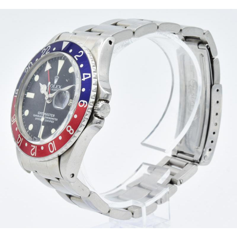 SOLD - Rolex GMT-Master 1675 Pepsi Bezel - Vintage Circa 1978 Original Condition