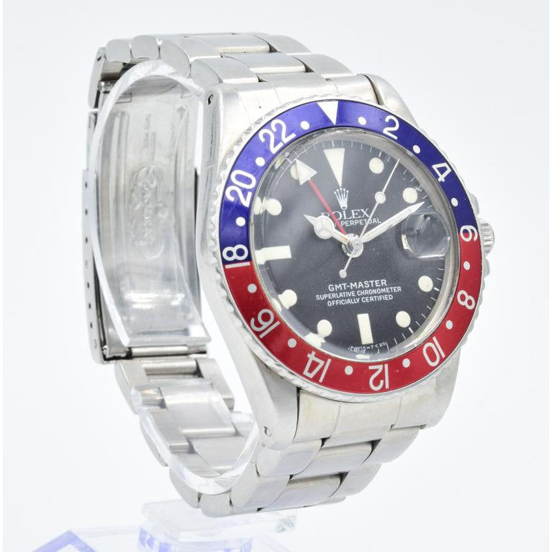 SOLD - Rolex GMT-Master 1675 Pepsi Bezel - Vintage Circa 1978 Original Condition