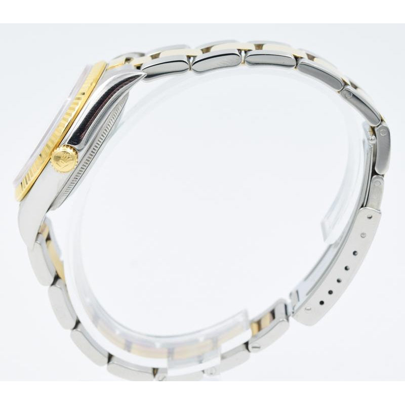 SOLD - Rolex Oyster Perpetual 14233 Two-Tone Silver Dial - 34mm