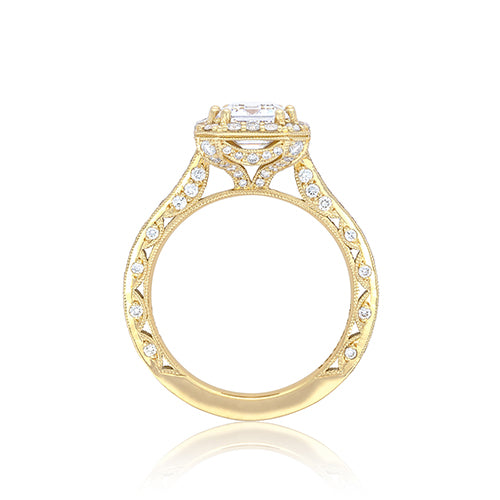 Tacori 18k Yellow Gold RoyalT Straight Engagement Ring - HT2650EC85X65Y