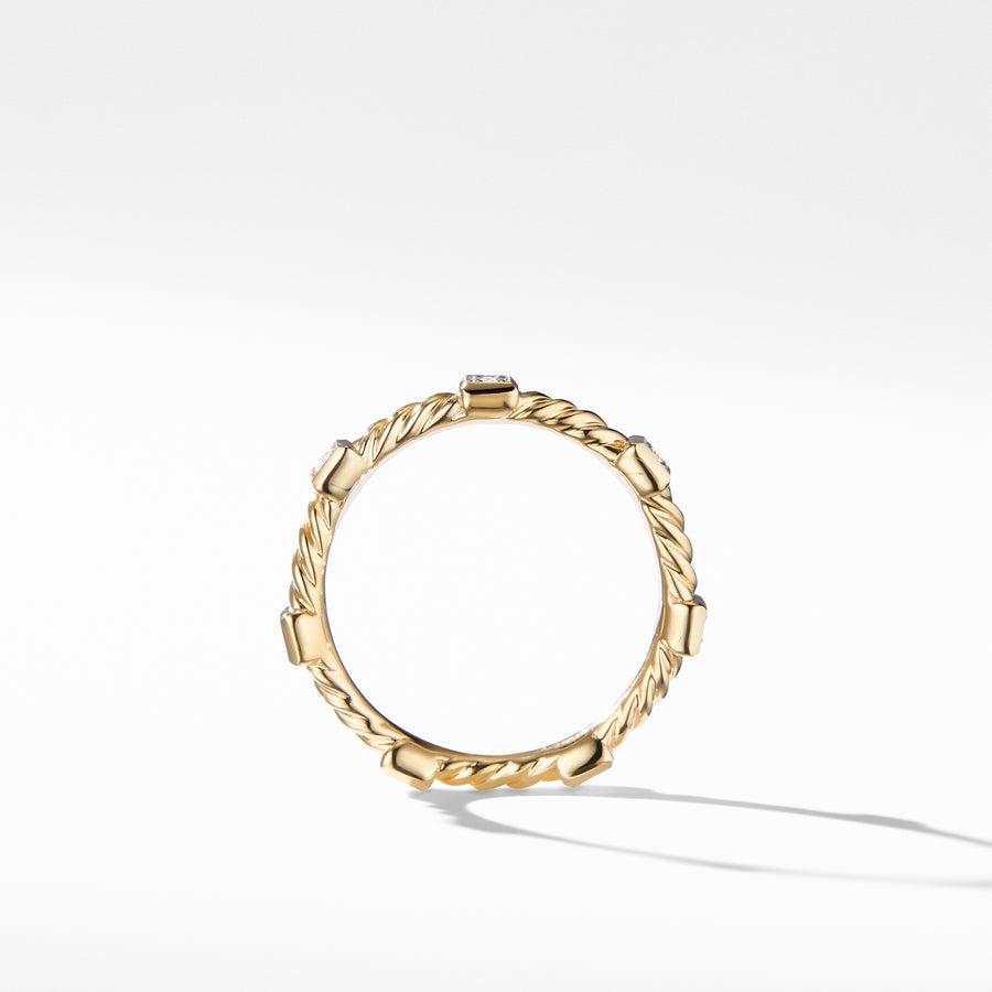 David Yurman Ring with Diamonds in 18K Gold - R12820D88ADI