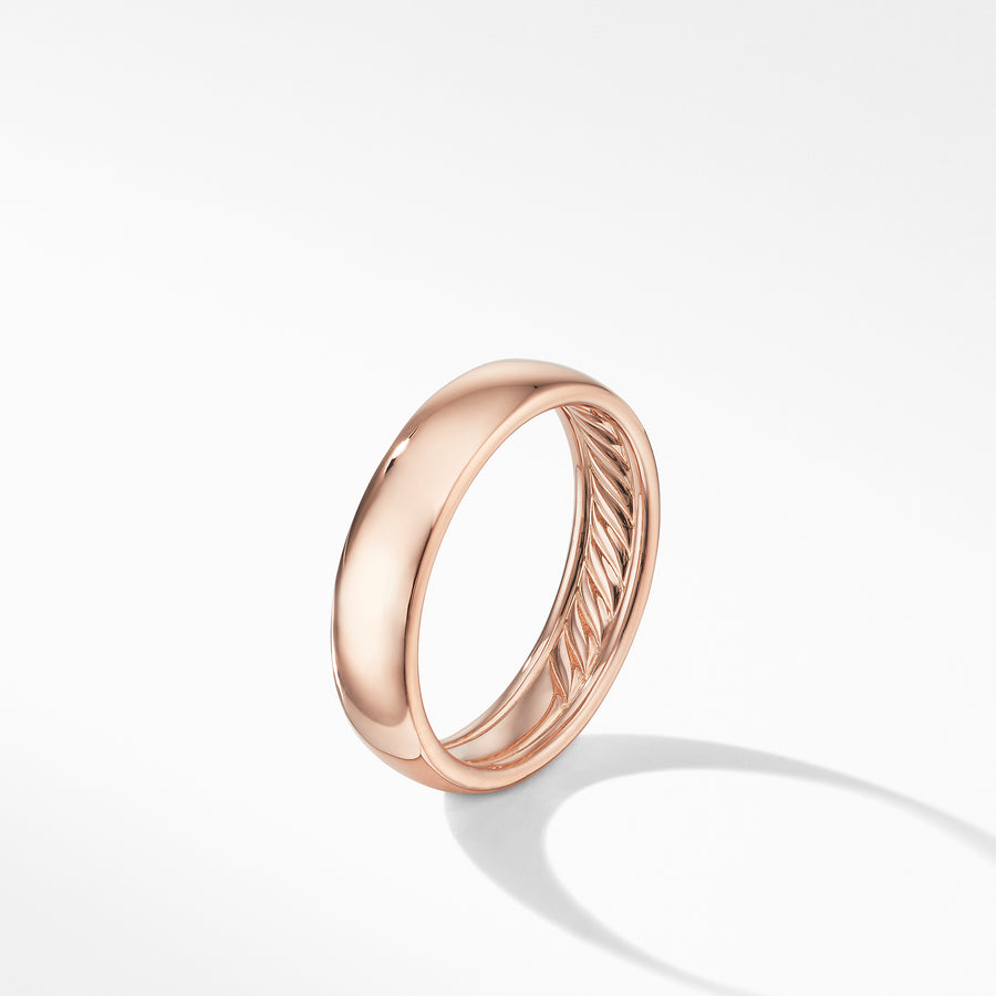 David Yurman DY Classic Band Ring in 18K Rose Gold - R15753M8R-883932132533