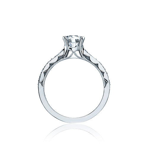 Tacori Platinum Sculpted Crescent Straight Engagement Ring - 58-2rd65