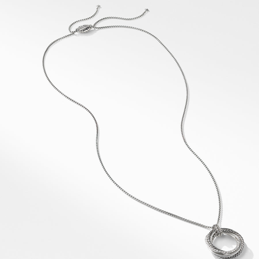 David Yurman Crossover Station Necklace with Diamonds | Bloomingdale's