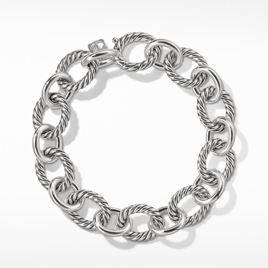 David Yurman Oval Link Bracelet in Sterling Silver - BC0132 SS