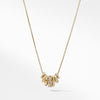 18-karat yellow gold ��� Pav? diamonds, 0.16 total carat weight,  ��� Adjustable chain length, 16-17 ��� Rondelles, 6-12mm diameter ��� Lobster clasp-