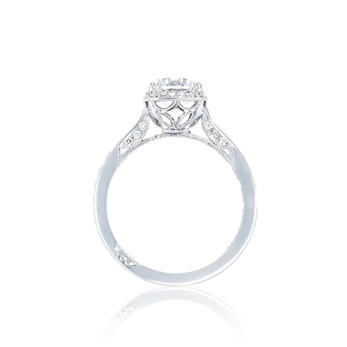 Tacori Platinum Dantela Straight Engagement Ring - 2646-3RDC7