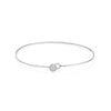 White gold diamond wire Infinity Love Always bracelet (0.12 tcw).