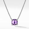 Chatelaine? Pendant Necklace with Amethyst and Diamonds