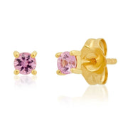 Where have these studs been all my life? The Pink Sapphire Studs are made up of 0.28 carats worth of pink sapphires and fill the need of that not-too-big and not-too-small stud shape that you've always been searching for. They can be dressed up or down, and can be worn in any of your ear holes. They look amazing next to our Mini Diamond Huggies, or on their own. These Eriness earrings are not to be missed.