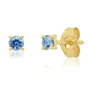 Where have these studs been all my life? The Blue Sapphire Studs are made up of 0.28 carats worth of blue sapphires and fill the need of that not-too-big and not-too-small stud shape that you've always been searching for. They can be dressed up or down, and can be worn in any of your ear holes. They look amazing next to our Mini Blue Sapphire Huggies, or on their own. These Eriness earrings are not to be missed.