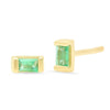 I've been searching for these studs all my life. The Emerald Baguette Studs are made up of 0.16 carats worth of channel-set emeralds and fill the need of that not-too-big and not-too-small baguette stud shape that looks great laid horizontally or vertically on the lobe. They can be dressed up or down, and can be worn in any of your ear holes. They look amazing next to our Emerald Party Hoops, or on their own. These Eriness earrings are not to be missed.
