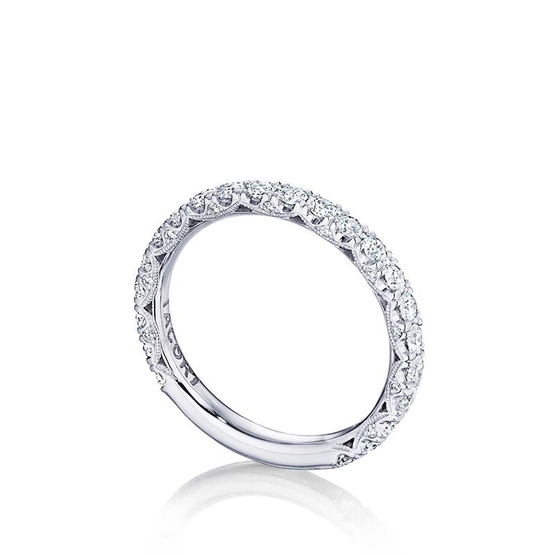 Tacori Platinum Petite Crescent Anniversary Wedding Band - HT254525B34