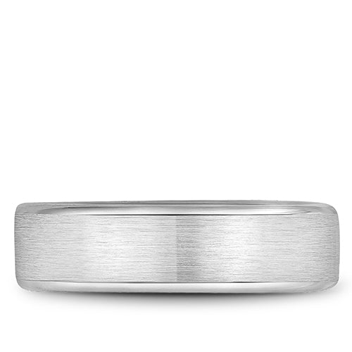 Bleu Royale 14k White Gold Men's Wedding Band - RYL-037W65-M10