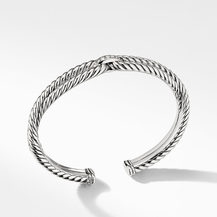 David Yurman Cable Loop Bracelet with Diamonds - B14038DSSADI