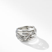 Buckle Ring with Diamonds