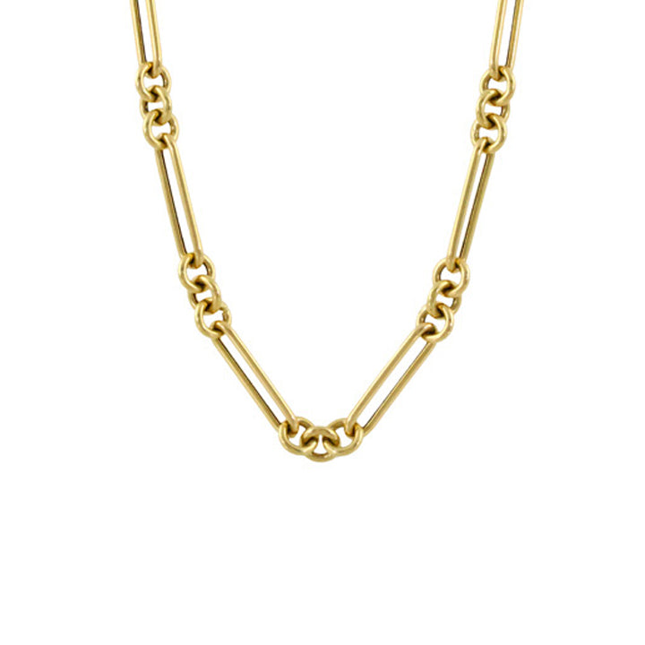 Doves 18K Yellow Gold Fibonacci Stretch Paperclip 18