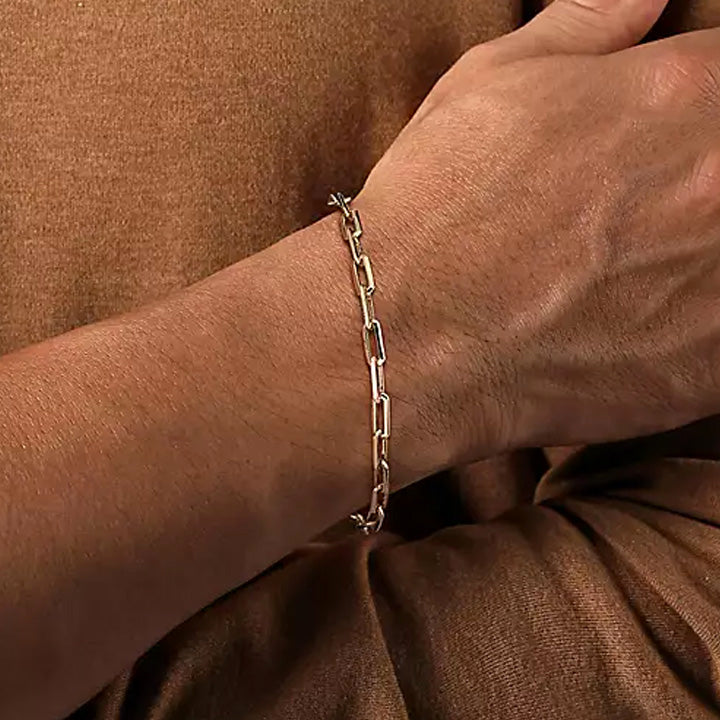 Gabriel & Co Men's 14K Yellow Gold Chain Bracelet - TBM4520Y4JJJ