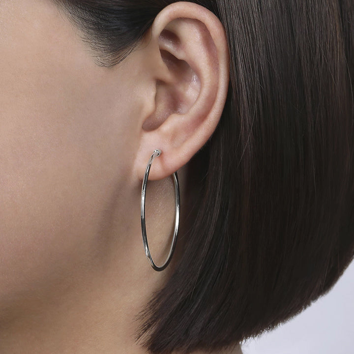 Gabriel & Co. 14K Gold 40mm Classic Hoop Earrings