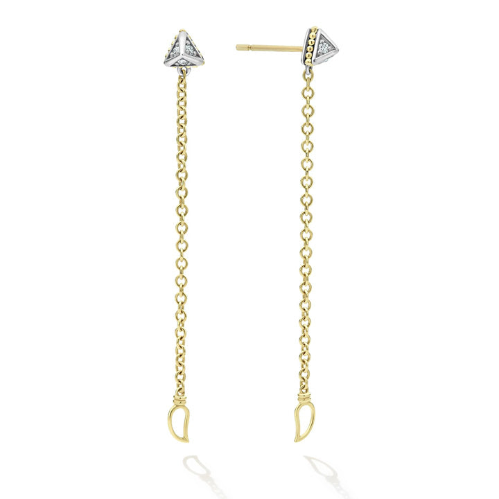 Lagos KSL Convertible Chain Diamond Stud Earrings - 01-81863-DD