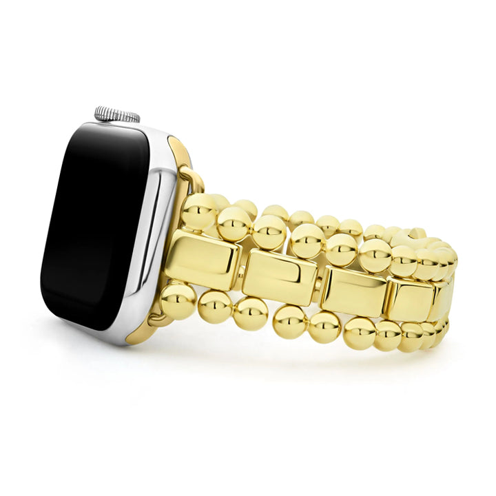 Lagos Smart Caviar 18K Gold Watch Bracelet 38-45mm - 12-10008-7