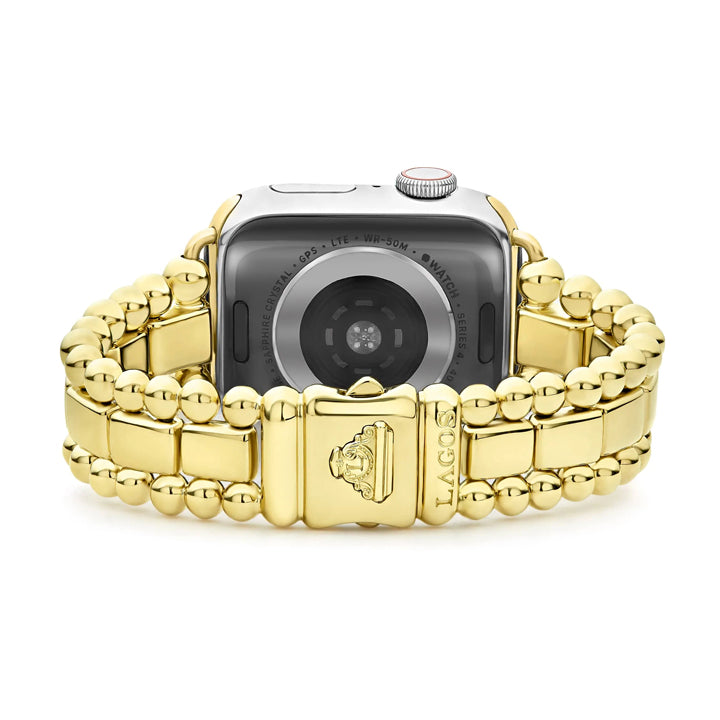 Lagos Smart Caviar 18K Gold Watch Bracelet 38-45mm - 12-10008-7
