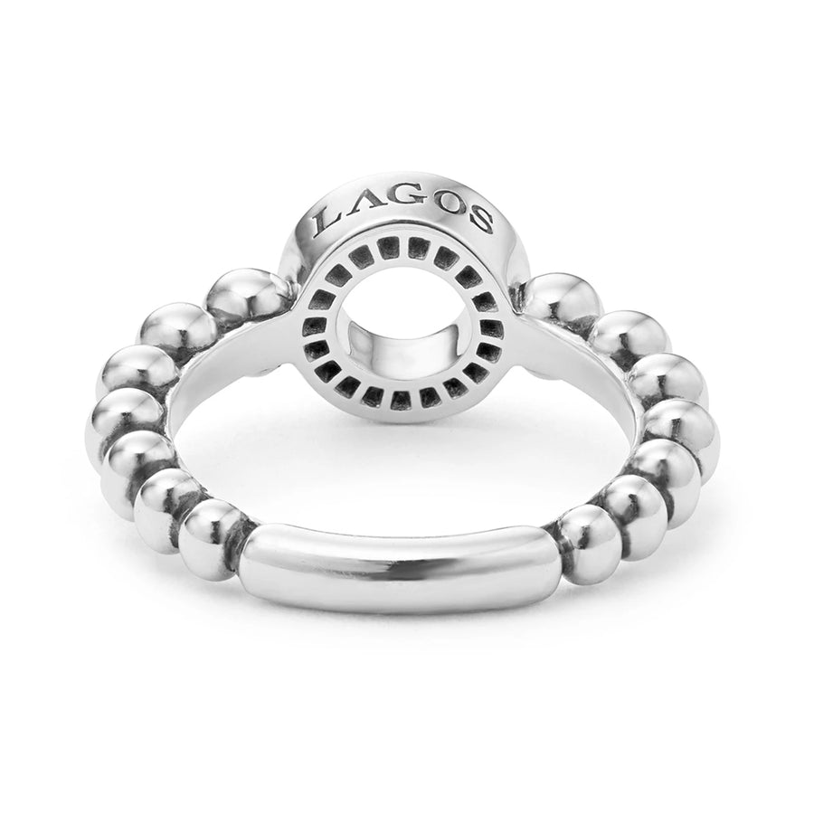 Lagos Caviar Spark Diamond Circle Ring- 02-80721-DD7